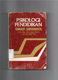 Image of Psikologi Pendidikan Sumandi Suryabrata